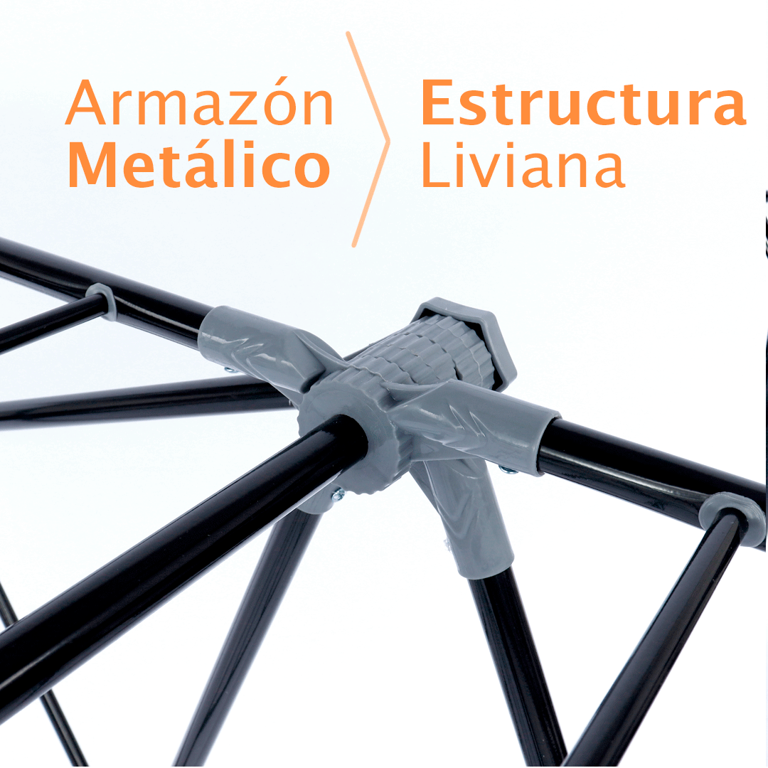 TENDEDERO PLEGABLE EXTENSIBLE METÁLICO PARA SECAR ROPA