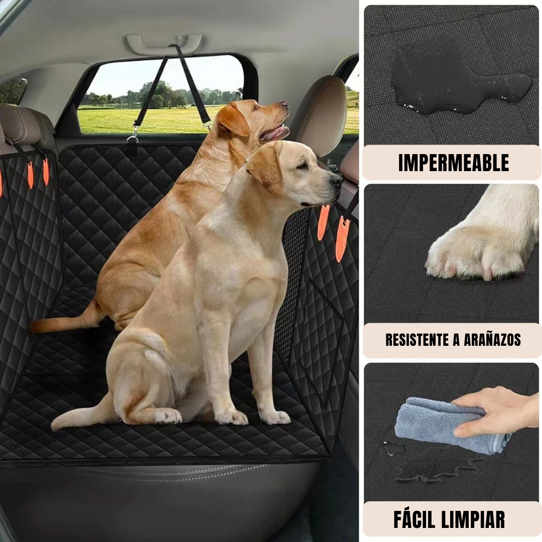 PROTECTOR DE ASIENTO TRASERO RIGIDO PARA PERROS MASCOTAS