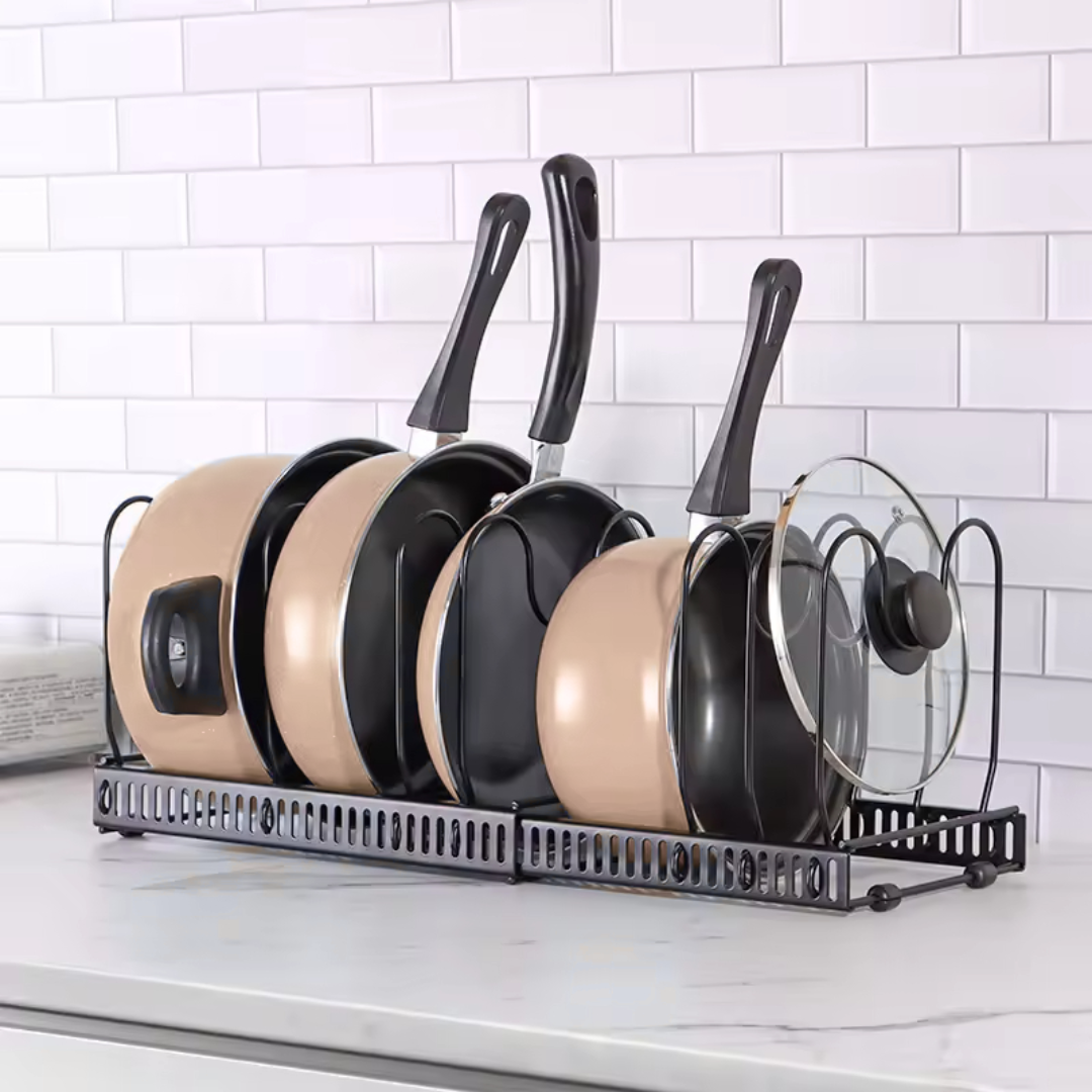 SOPORTE ORGANIZADOR PARA OLLAS Y SARTENES HORIZONTAL